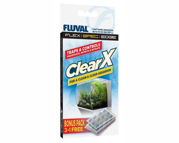 ClearX - Filtermaterial für Fluval Aquarien - 4 Stk.