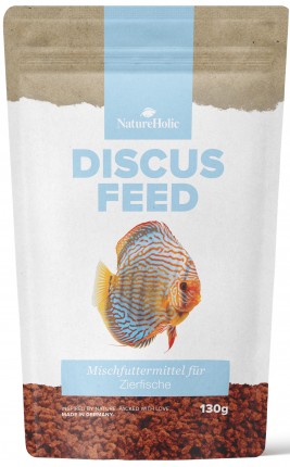 NatureHolic Discusfeed - Hauptfutter für Diskusfische - 130g