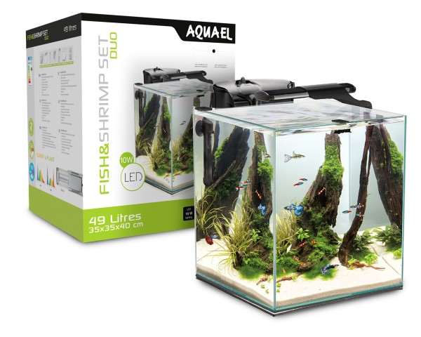 Aquael Fish & Shrimp Set Duo 35 weiss
