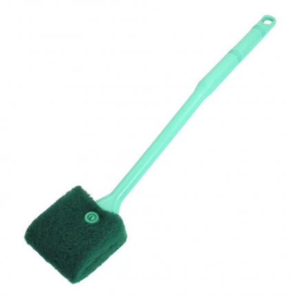 Algae brush with handle
