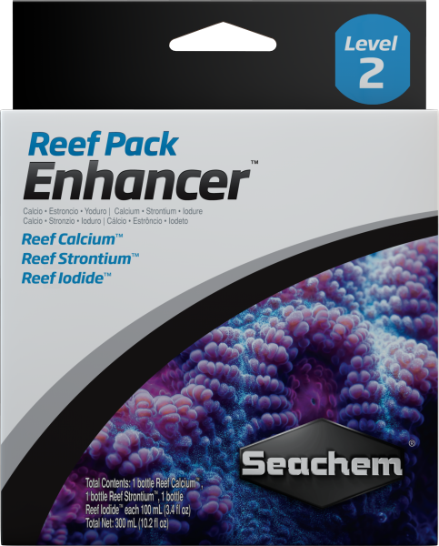 SEACHEM - Reef Pack : Enhancer Level 2 3x100ml