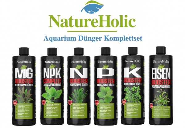 Natureholic - Aquarium fertilizer complete set - 250 - 5000ml