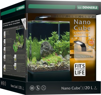 Dennerle Nano Cube Aquarium - STYLE LED - Komplett+