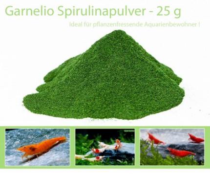 Garnelio - Poudre de spiruline - 25 g