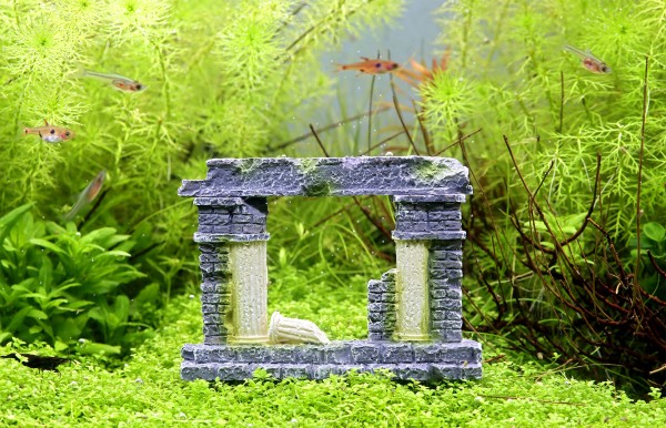 Römische Säulentor Ruine - Aquarien Deko