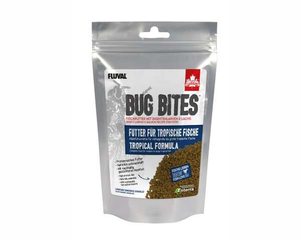 Bug Bites - Futter für mittel bis große Tropische Fische - 125g