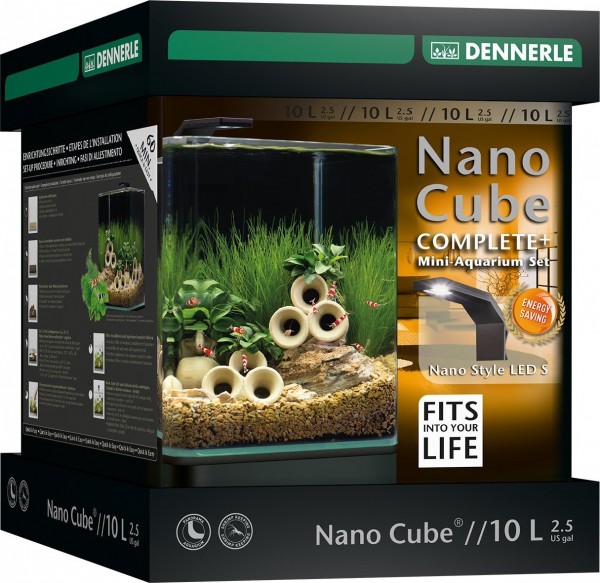 Dennerle Nano Cube Aquarium - STYLE LED - Complete+