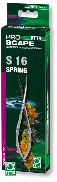 JBL ProScape Tool S 16 spring - gebogene Federschere für Aquascaping