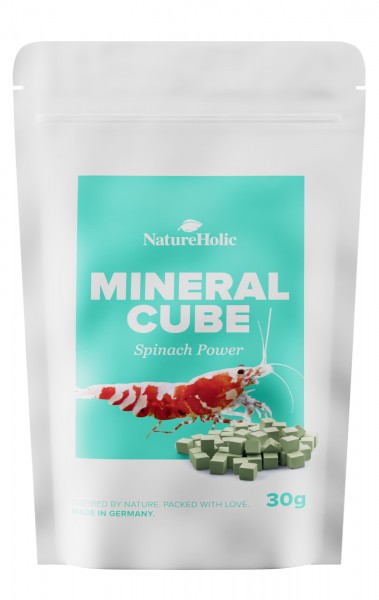 NatureHolic - MineralCube "Spinat Power" - 47ml - Mineralversorgung + Ferienfutter