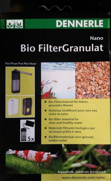 Dennerle Nano Bio Filtre granulés, 300 ml